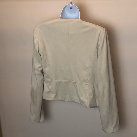 The Limited Faux Suede Open Front Jacket - Picture 2 of 4